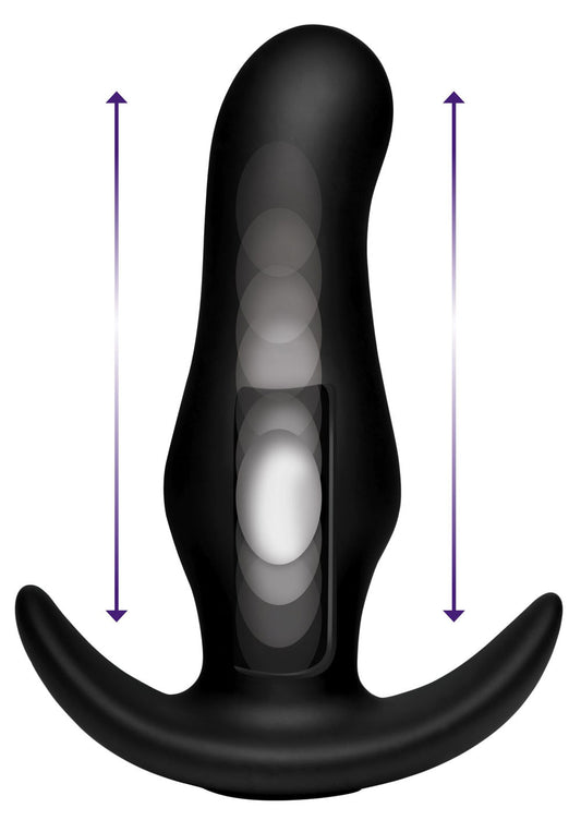 Thump It Curved Silicone Butt Plug AT-AF914 Thump It Curved Silicone Butt Plug AT-AF914