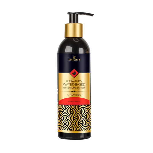 Ultra-Thick Water-Based Personal Moisturizer 8.12 Fl Oz. - Strawberry SEN-VL769 Ultra-Thick Water-Based Personal Moisturizer 8.12 Fl Oz. - Strawberry SEN-VL769