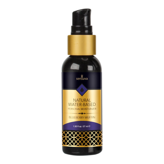 Natural Water-Based Personal Lubricant 1.93 Fl. Oz. - Blueberry Muffin SEN-VL691 Natural Water-Based Personal Lubricant 1.93 Fl. Oz. - Blueberry Muffin SEN-VL691