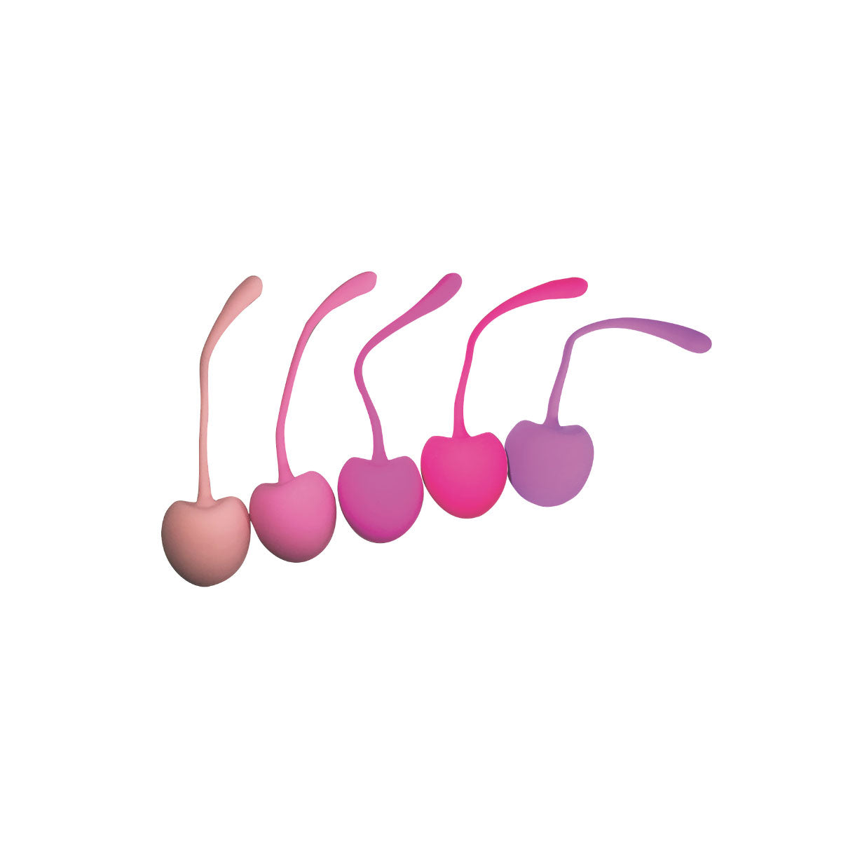 Pleasure Cherry Kegel Balls - Multi-Weighted - 5 Pack TMN-VT-1188