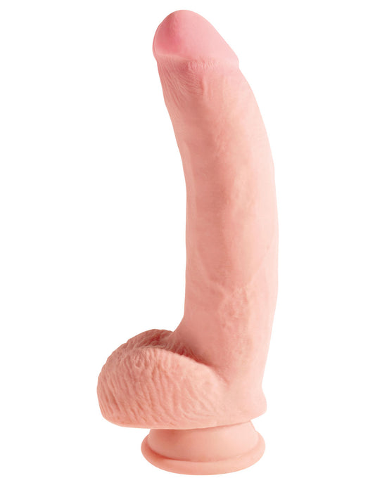 King Cock Plus Triple Density 10 Inch Cock With Balls - Flesh PD5721-21 King Cock Plus Triple Density 10 Inch Cock With Balls - Flesh PD5721-21