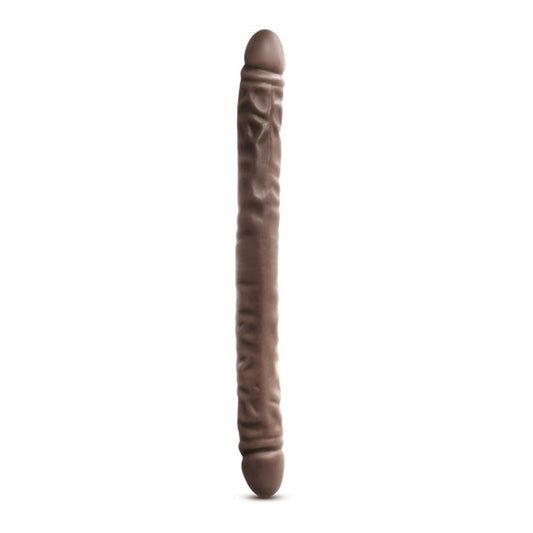 Dr. Skin - 18 Inch Double Dildo - Chocolate BL-36796 Dr. Skin - 18 Inch Double Dildo - Chocolate BL-36796