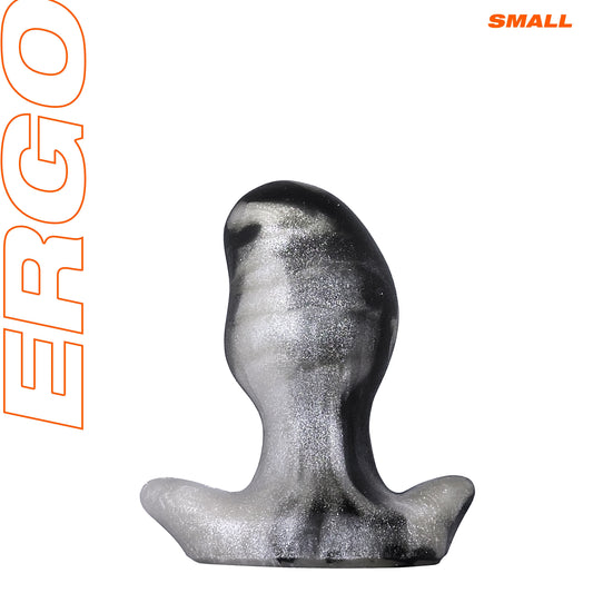 Ergo Butt Plug - Small - Platinum Swirl OX-1358-S-BLPL Ergo Butt Plug - Small - Platinum Swirl OX-1358-S-BLPL