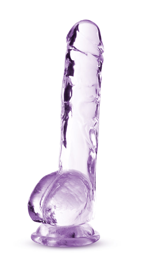 Naturally Yours - 8 Inch Crystalline Dildo - Amethyst BL-51501 Naturally Yours - 8 Inch Crystalline Dildo - Amethyst BL-51501
