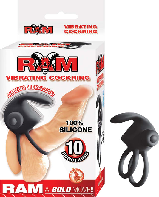 Ram Vibrating Cockring - Black NW2812-1 Ram Vibrating Cockring - Black NW2812-1