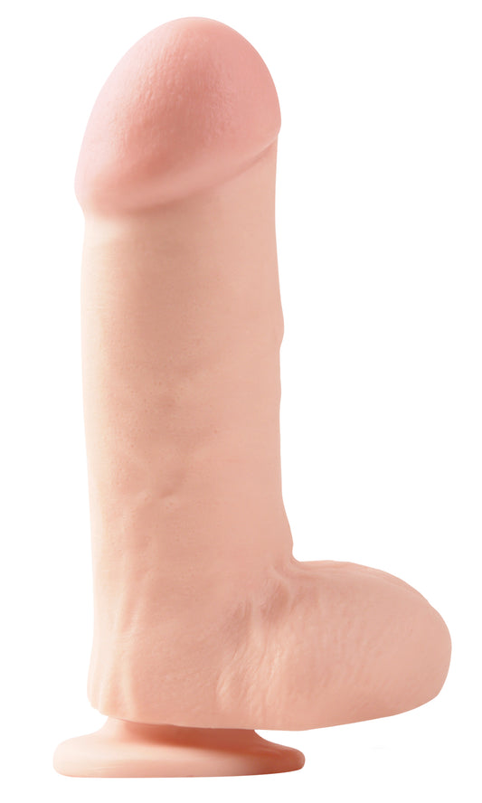 Basix Rubber Works - Big 7 With Suction Cup - Flesh PD4225-21 Basix Rubber Works - Big 7 With Suction Cup - Flesh PD4225-21