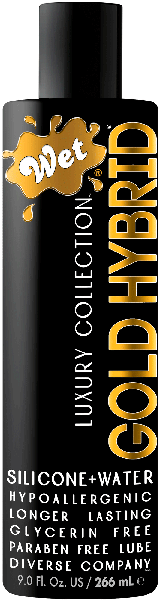 Wet Gold Hybrid Water Silicone Blend - 9 Fl. Oz. WT27208 Wet Gold Hybrid Water Silicone Blend - 9 Fl. Oz. WT27208