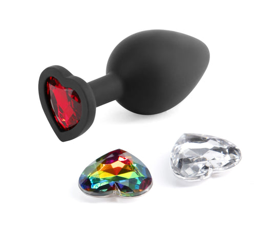 Glams Xchange Heart - Medium - Black NSN-0514-13 Glams Xchange Heart - Medium - Black NSN-0514-13