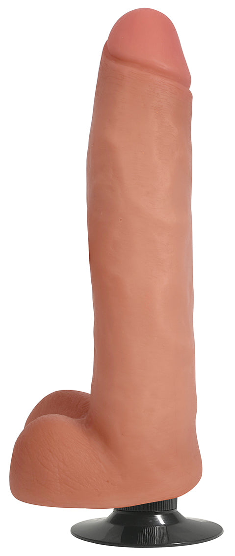 Jock 11 Inch Vibrating Dong With Balls CN-09-0444-10 Jock 11 Inch Vibrating Dong With Balls CN-09-0444-10