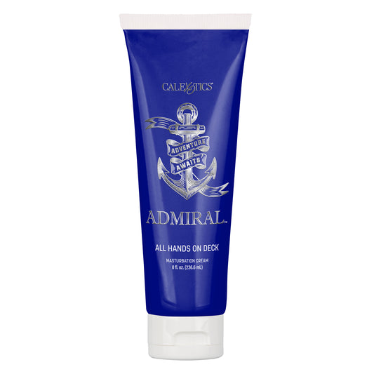 Admiral All Hands on Deck Masturbation Cream Tube  8 Oz SE6002021 Admiral All Hands on Deck Masturbation Cream Tube  8 Oz SE6002021