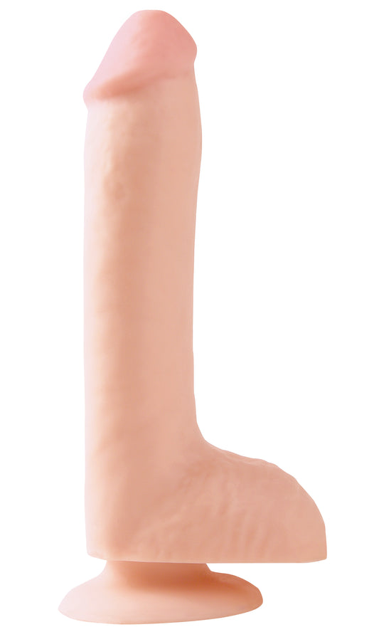Basix Rubber Works 8 Inch Dong With Suction Cup -  Flesh PD4229-21 Basix Rubber Works 8 Inch Dong With Suction Cup -  Flesh PD4229-21