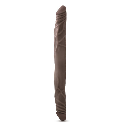 Dr. Skin - 14 Inch Double Dildo - Chocolate BL-29796 Dr. Skin - 14 Inch Double Dildo - Chocolate BL-29796
