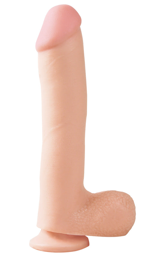 Basix Rubber Works - 10 Inch Dong With Suction Cup - Flesh PD4222-21 Basix Rubber Works - 10 Inch Dong With Suction Cup - Flesh PD4222-21