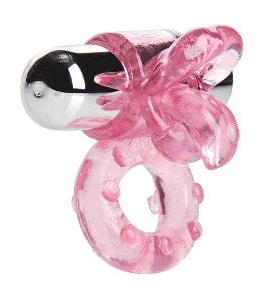 Lick Her Pierced Tongue Vibrating Cock  Ring - Pink TV-AE601 Lick Her Pierced Tongue Vibrating Cock  Ring - Pink TV-AE601