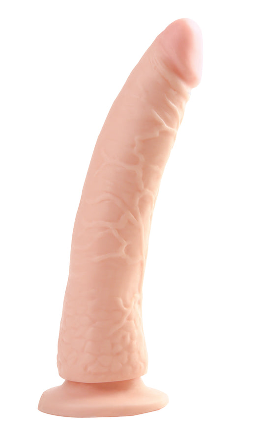 Basix Rubber Works - Slim 7 Inch With Suction Cup - Flesh PD4223-21 Basix Rubber Works - Slim 7 Inch With Suction Cup - Flesh PD4223-21