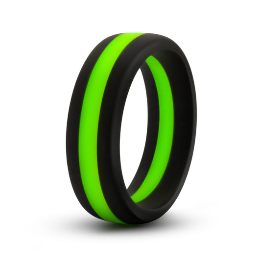 Performance - Silicone Go Pro Cock Ring -  Black/green/black BL-91122 Performance - Silicone Go Pro Cock Ring -  Black/green/black BL-91122