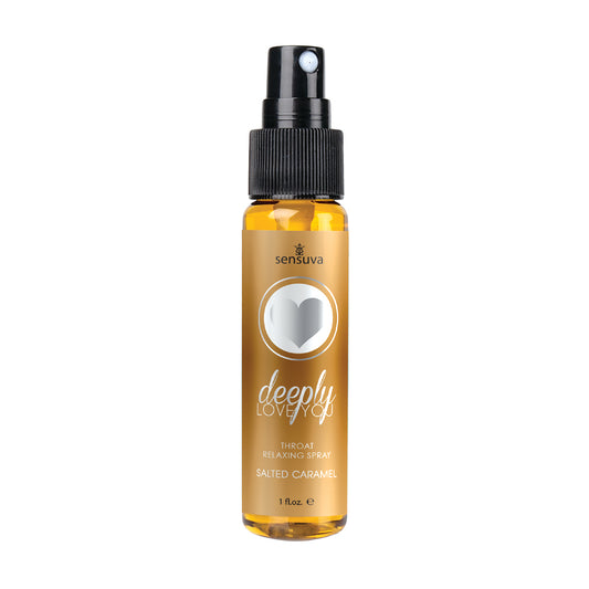 Deeply Love You Throat Relaxing Spray - Salted  Caramel - 1 Fl. Oz. SEN-VL491 Deeply Love You Throat Relaxing Spray - Salted  Caramel - 1 Fl. Oz. SEN-VL491