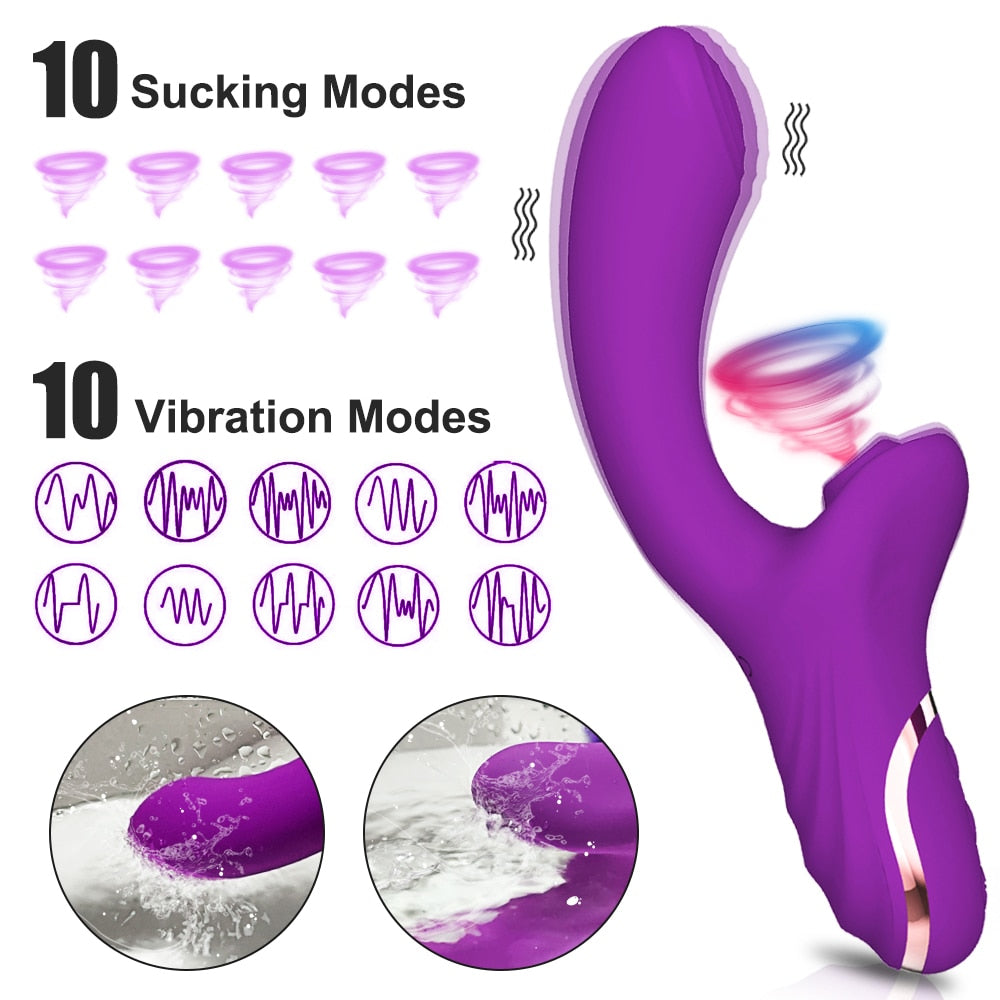 20 Modes G-Spot and Clitoral Suction Stimulator