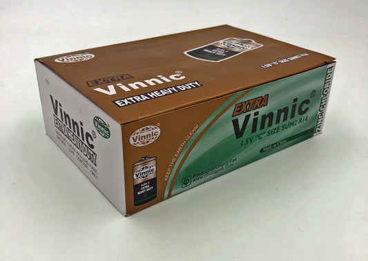Vinnic Extra Heavy Duty C Batteries - 24 Pcs. Box ER14MSG Vinnic Extra Heavy Duty C Batteries - 24 Pcs. Box ER14MSG