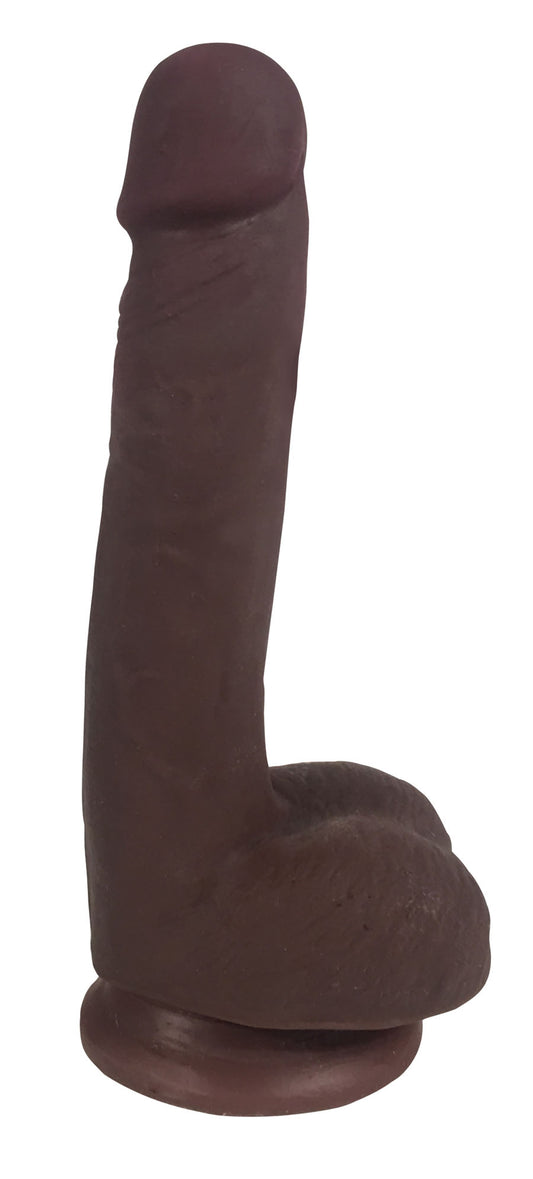 Easy Riders 7 Inch Slim Dong With Balls -  Chocolate CN-18-0914-11 Easy Riders 7 Inch Slim Dong With Balls -  Chocolate CN-18-0914-11