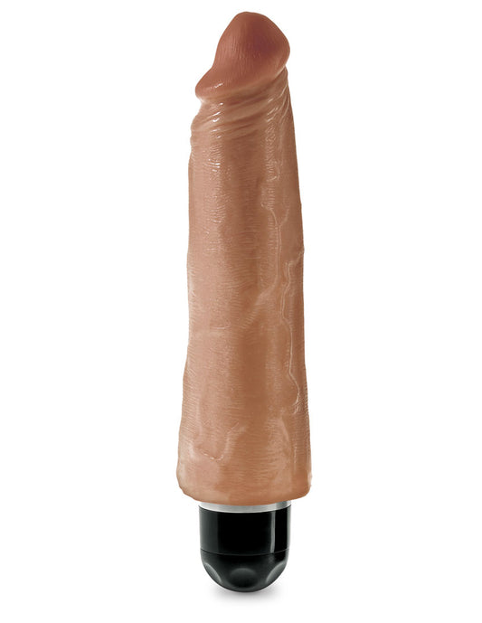 King Cock 8 Inch Vibrating Stiffy - Tan PD5523-22 King Cock 8 Inch Vibrating Stiffy - Tan PD5523-22