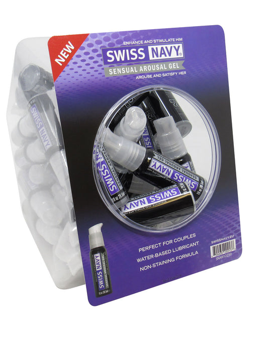 Swiss Navy Sensual Arousal Gel 1oz 50pc Fishbowl MD-SNAR1OZ50 Swiss Navy Sensual Arousal Gel 1oz 50pc Fishbowl MD-SNAR1OZ50