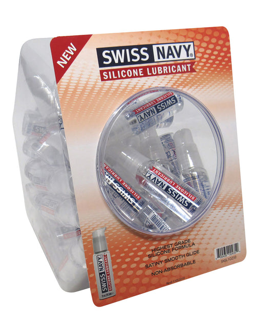 Swiss Navy Silicone 1oz Fishbowl 50ct MD-SNSL1OZ50 Swiss Navy Silicone 1oz Fishbowl 50ct MD-SNSL1OZ50