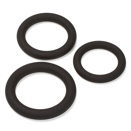 Pro Sensual Silicone Cock Ring 3 Pack - Black WTC85213 Pro Sensual Silicone Cock Ring 3 Pack - Black WTC85213
