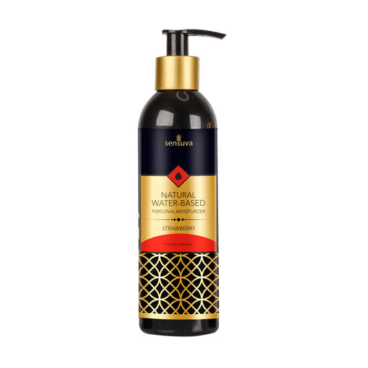 Natural Water-Based Personal Moisturizer 8.12 Fl Oz. - Strawberry SEN-VL715 Natural Water-Based Personal Moisturizer 8.12 Fl Oz. - Strawberry SEN-VL715