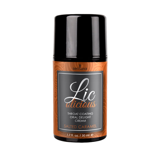 Lic-O-Licious Oral Delight Cream - Salted Caramel  - 1 Fl. Oz. SEN-VL476 Lic-O-Licious Oral Delight Cream - Salted Caramel  - 1 Fl. Oz. SEN-VL476