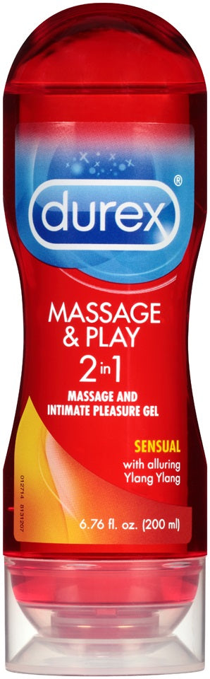 Durex Massage & Play 2 in 1 Sensual Ylang Ylang - 6.76 Fl. Oz. / 200 ml PM87638 Durex Massage & Play 2 in 1 Sensual Ylang Ylang - 6.76 Fl. Oz. / 200 ml PM87638
