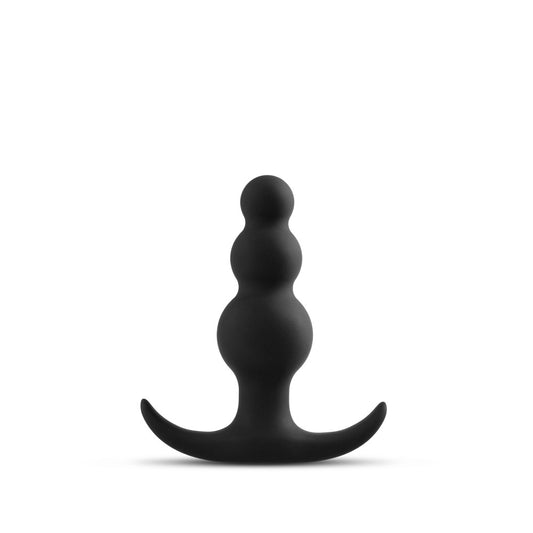 Anal Adventures Platinum - Beaded Plug - Black BL-18515 Anal Adventures Platinum - Beaded Plug - Black BL-18515