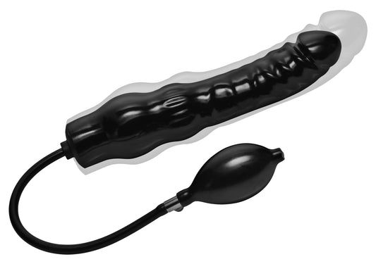 Inflatable 11 Inch Super Dong - Black TV-LE640 Inflatable 11 Inch Super Dong - Black TV-LE640