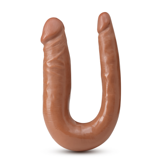 Dr. Skin Mini Double Dong - Mocha BL-34207 Dr. Skin Mini Double Dong - Mocha BL-34207