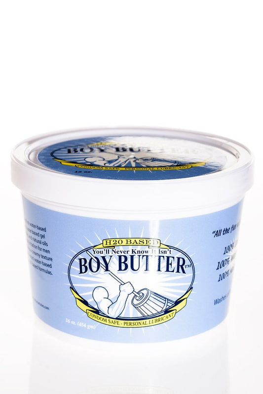 You'll Never Know It Isn't Boy Butter - 16 Oz./  473ml - Boy Butter H2O Cream Formula BBY16 You'll Never Know It Isn't Boy Butter - 16 Oz./  473ml - Boy Butter H2O Cream Formula BBY16