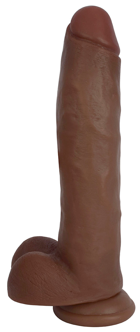 Jock 11 Inch Dong With Balls - Chocolate CN-09-0423-11 Jock 11 Inch Dong With Balls - Chocolate CN-09-0423-11