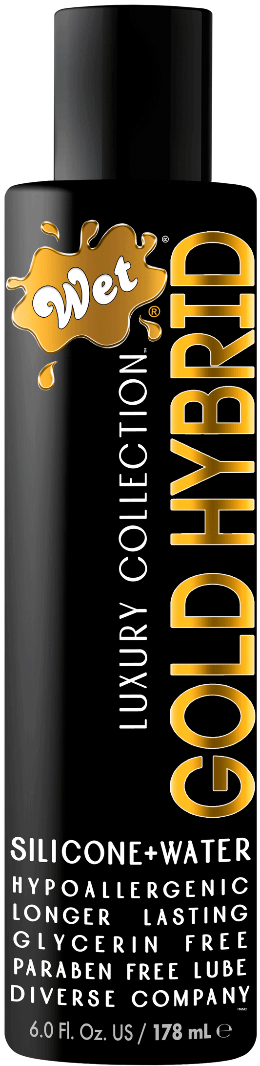 Wet Gold Hybrid Water Silicone Blend - 6 Fl. Oz. WT27206 Wet Gold Hybrid Water Silicone Blend - 6 Fl. Oz. WT27206