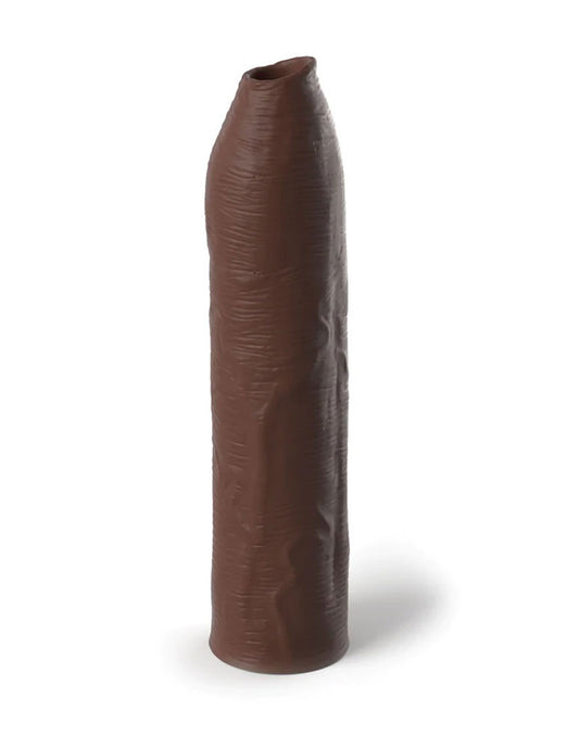 Fantasy X-Tensions Elite Uncut 7 Inch Extension Sleeve - Brown PD4154-29 Fantasy X-Tensions Elite Uncut 7 Inch Extension Sleeve - Brown PD4154-29