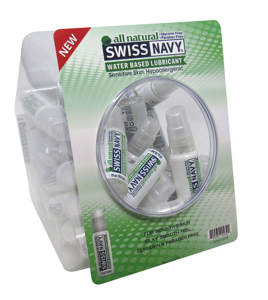 Swiss Navy All Natural 1 Oz 50pc Fishbowl MD-SNAN1OZ50 Swiss Navy All Natural 1 Oz 50pc Fishbowl MD-SNAN1OZ50