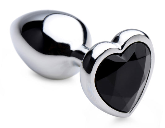 Black Heart Gem Anal Plug - Small BTYS-AG476S Black Heart Gem Anal Plug - Small BTYS-AG476S