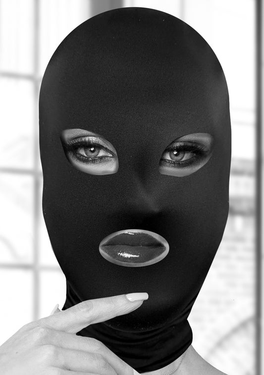 Subversion Mask With Open Mouth and Eye -  Black OU-OU689BLK Subversion Mask With Open Mouth and Eye -  Black OU-OU689BLK