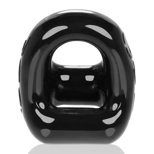 360 2- Way Cockring and Ballsling - Black OX-3013-BLK 360 2- Way Cockring and Ballsling - Black OX-3013-BLK
