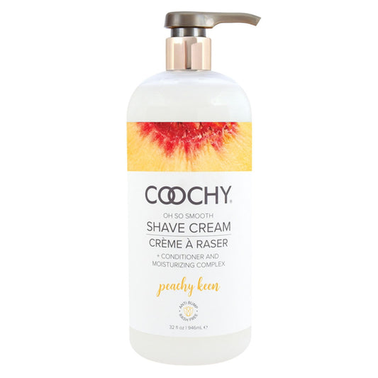 Coochy Oh So Smooth Shave Cream - Peachy Keen 32 Fl Oz COO1014-32 Coochy Oh So Smooth Shave Cream - Peachy Keen 32 Fl Oz COO1014-32