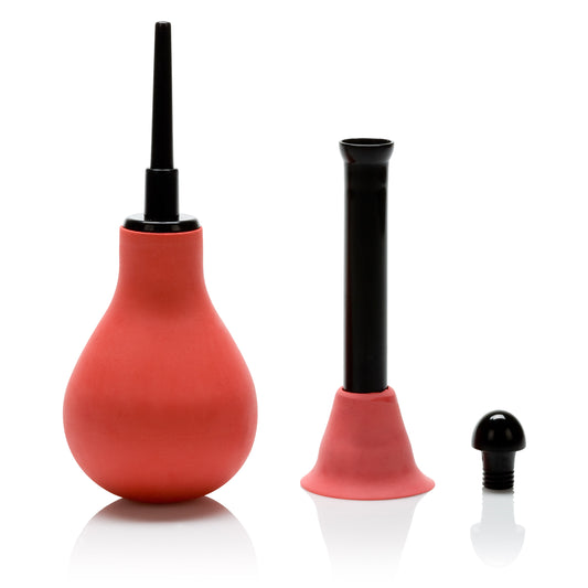 Vulcanite Anal Douche With Attachement SE0373003 Vulcanite Anal Douche With Attachement SE0373003