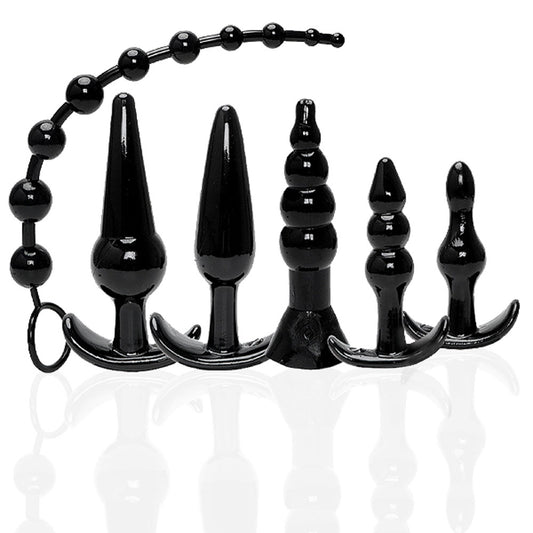 The 9's Try-Curious Anal Plug Kit - Black ICB8013-2 The 9's Try-Curious Anal Plug Kit - Black ICB8013-2