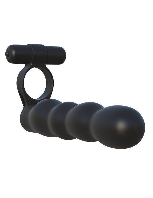 Fantasy C-Ringz Posable Partner Double Penetrator - Black PD5930-23 Fantasy C-Ringz Posable Partner Double Penetrator - Black PD5930-23