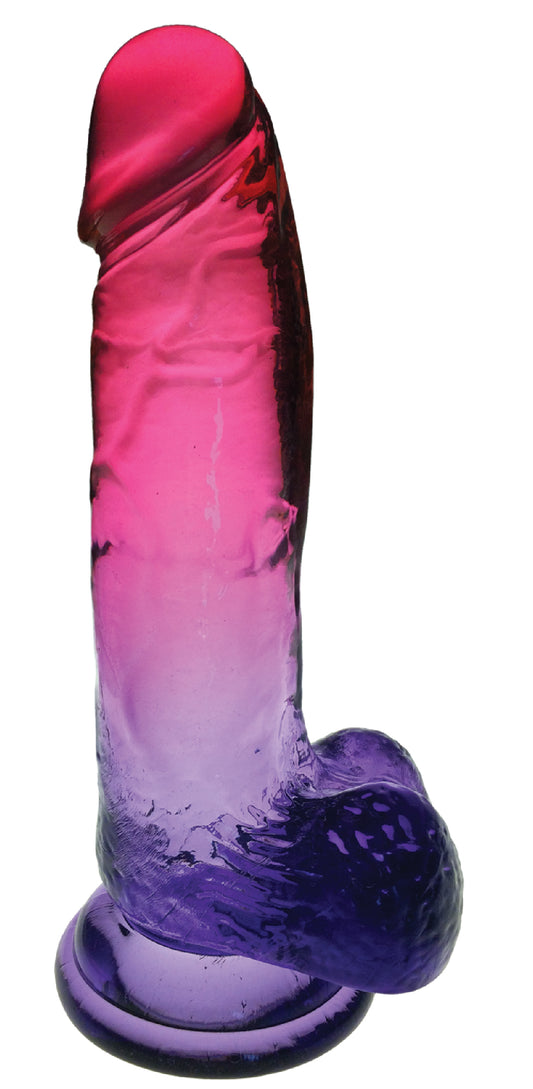 Shades - 8 Inch Gradient Dong - Pink and Plum IC1305 Shades - 8 Inch Gradient Dong - Pink and Plum IC1305