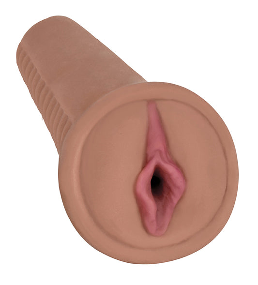 Mistress Jenna Pubic Stroker - Latte CN-07-0829-12 Mistress Jenna Pubic Stroker - Latte CN-07-0829-12