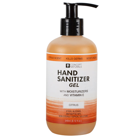 Concept Naturals Hand Sanitizer Gel - Citrus -  8.12 Fl. Oz. SEN-CN521 Concept Naturals Hand Sanitizer Gel - Citrus -  8.12 Fl. Oz. SEN-CN521