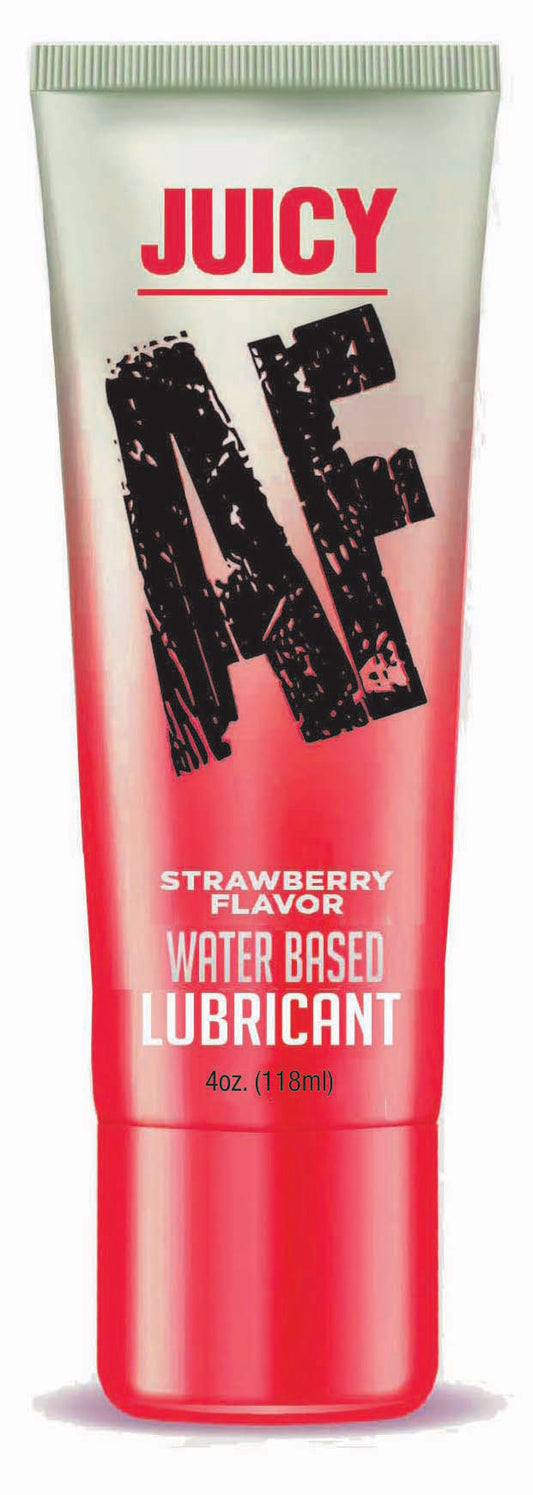 Juicy Af - Strawberry Water Based Lubricant - 4 Oz LG-BT622 Juicy Af - Strawberry Water Based Lubricant - 4 Oz LG-BT622